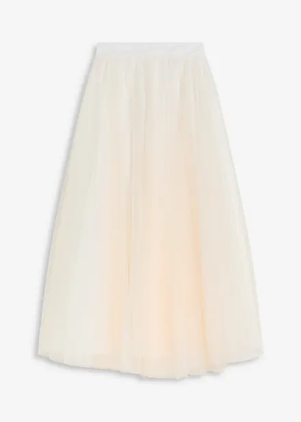 Jupe longue en tulle délicat