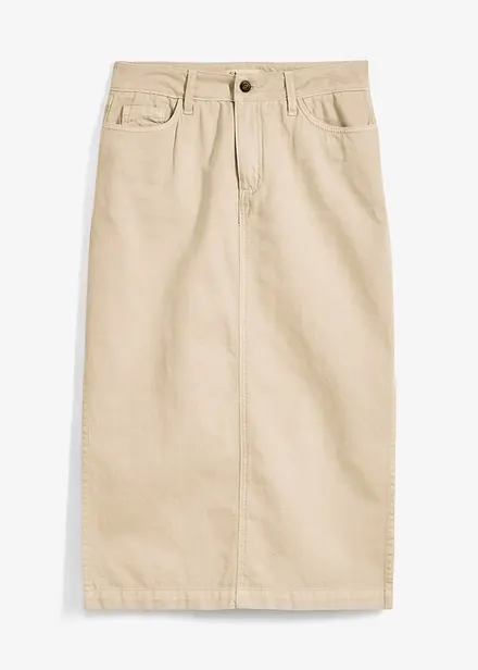 Jupe en twill 100% coton