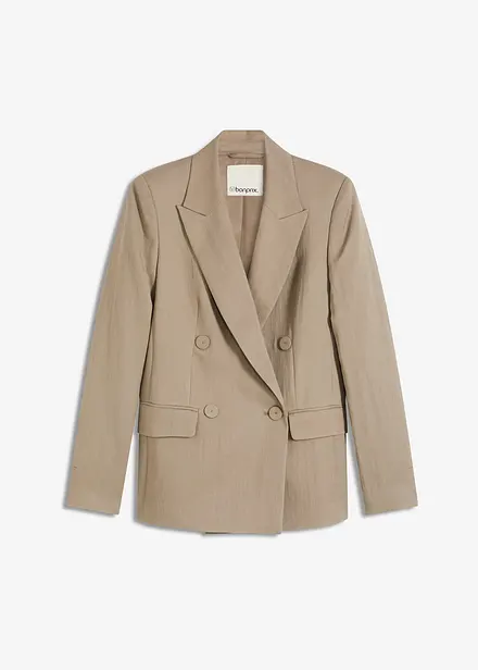 Blazer avec Lyocell, effet froissé