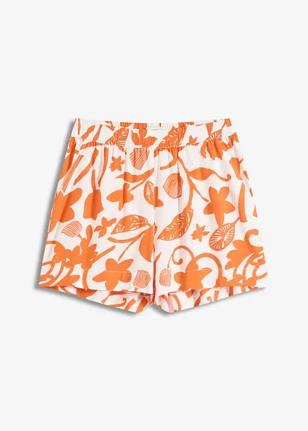 Short imprimé en viscose fluide