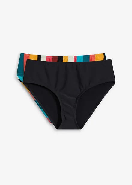 Lot de 2 bas de bikini sculptants, maintien léger