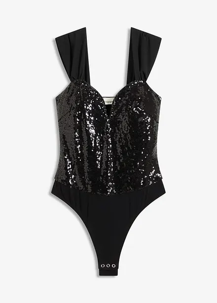 Body mit Pailletten