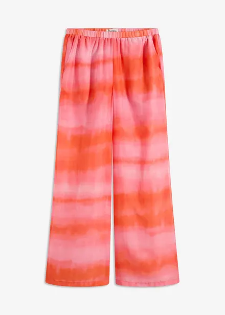 Pantalon ample à imprimé batik