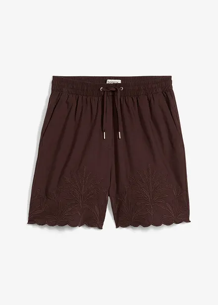 Shorts mit Seidenanteil