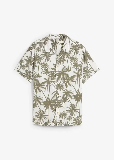 Chemise manches courtes Slim en viscose
