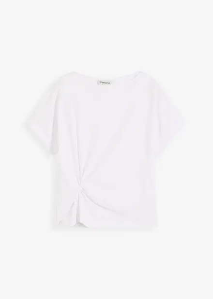 T-Shirt mit Knotendetail