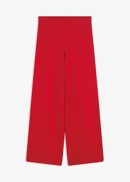 Pantalon palazzo à taille élastiquée