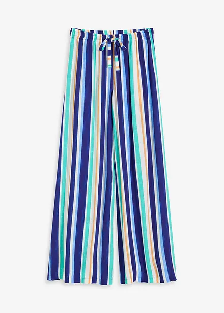 Pantalon large en viscose fine