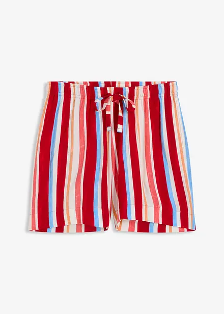 Short à taille élastiquée en viscose