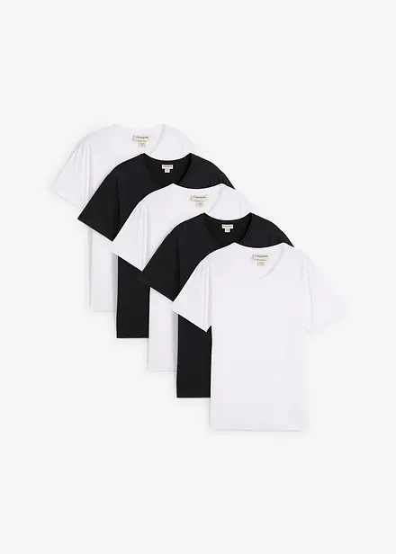 Lot de 5 T-shirts col V