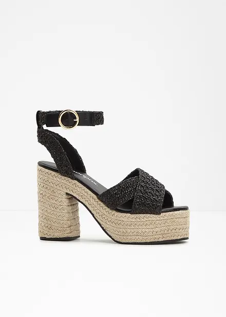 Sandales à talons et plateformes