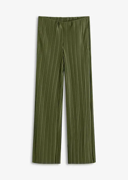 Pantalon en jersey plissé