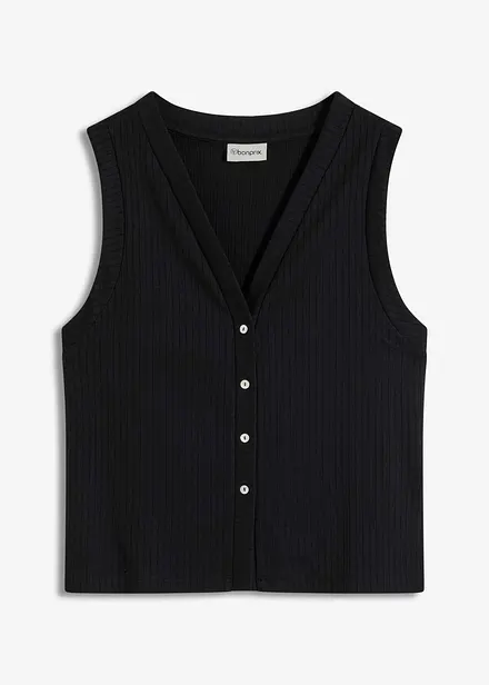 Gilet sans manches en maille