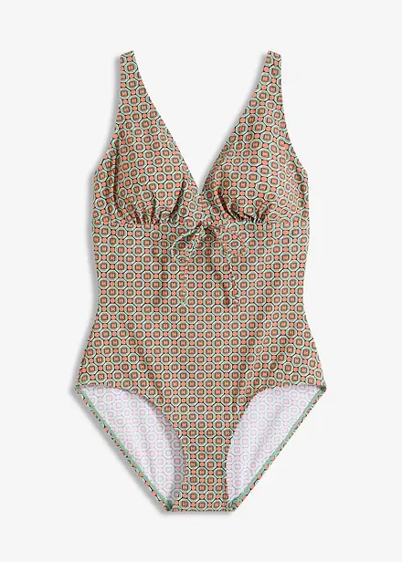 Maillot 1 pièce sculptant, maintien léger