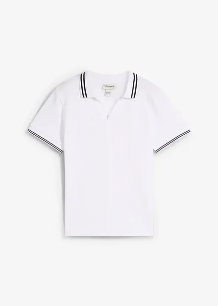 Polo en maille piquée de coton