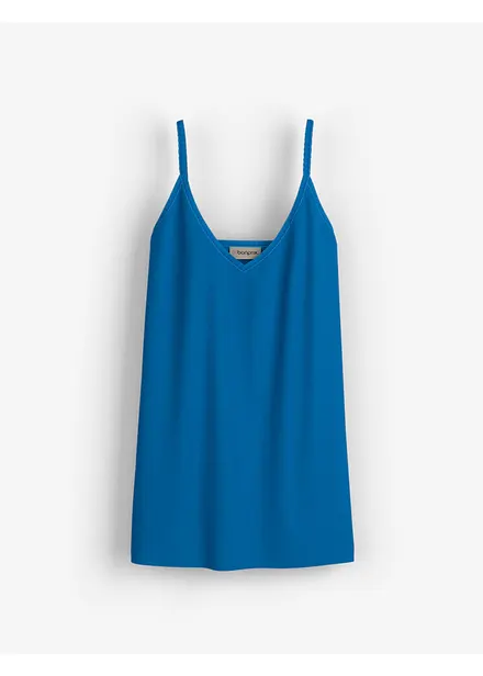 Lot de 3 tops à fines bretelles 100% coton