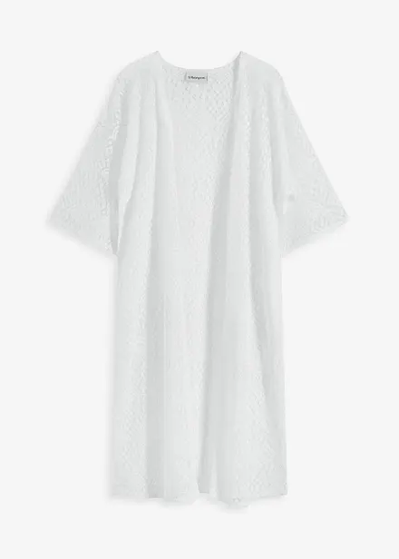 Transparenter Strandkimono