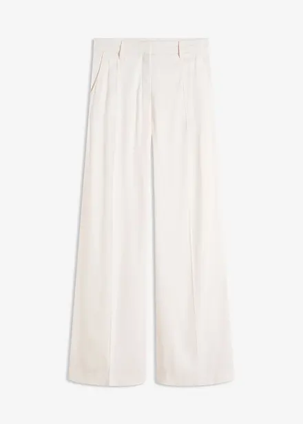 Pantalon de tailleur en viscose fluide