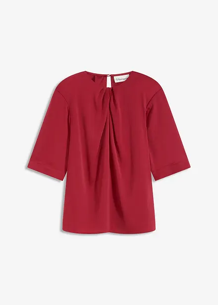Blouse en satin brillant