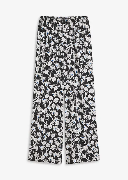 Palazzo-Hose aus strukturiertem Material