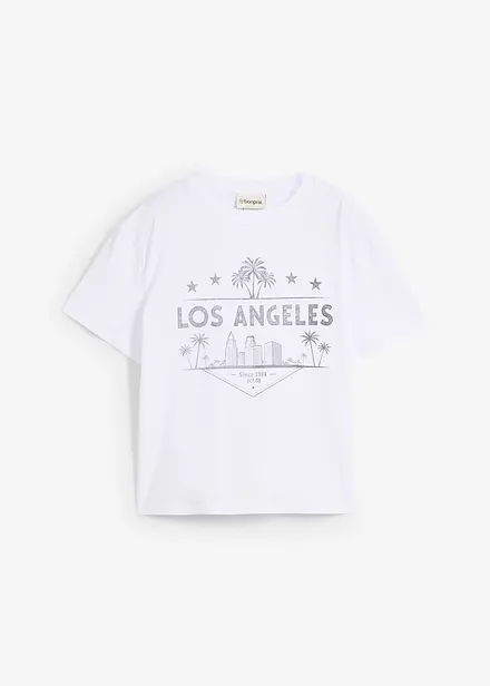Verkürztes T-Shirt aus Jersey