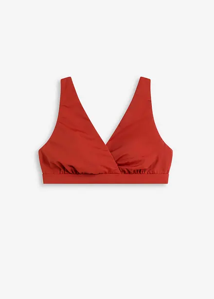 Bustier-Bikinioberteil mit V-Ausschnitt