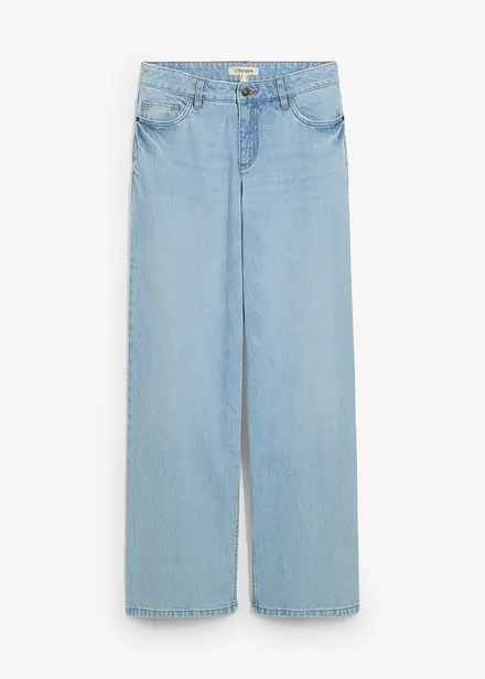 Jean droit taille mi-haute, loose