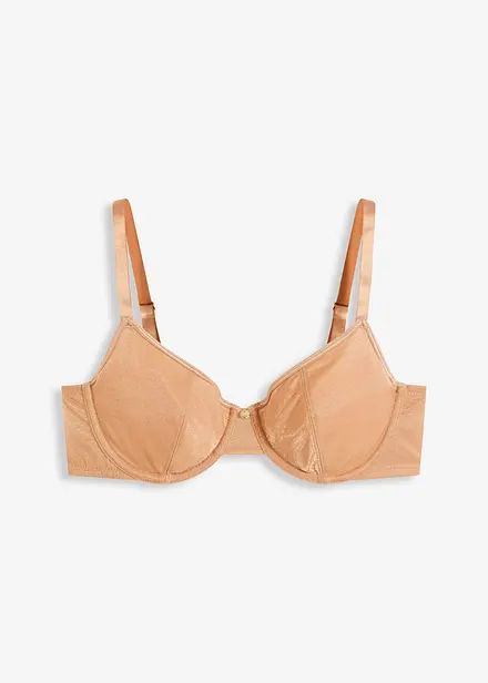Soutien-gorge avec armatures et matière brillante