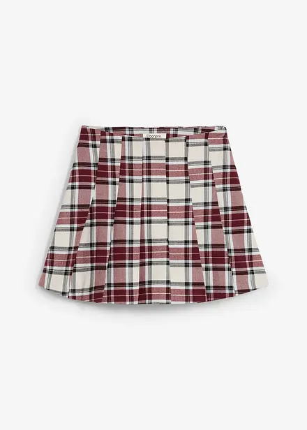 Jupe-short à carreaux
