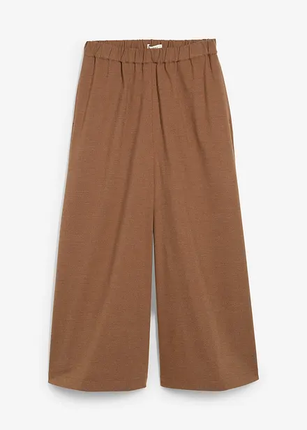 Jupe-culotte aspect laine