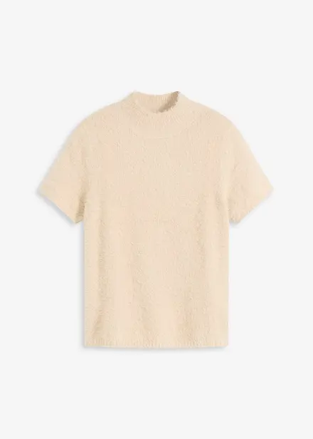 Pull en maille poilue