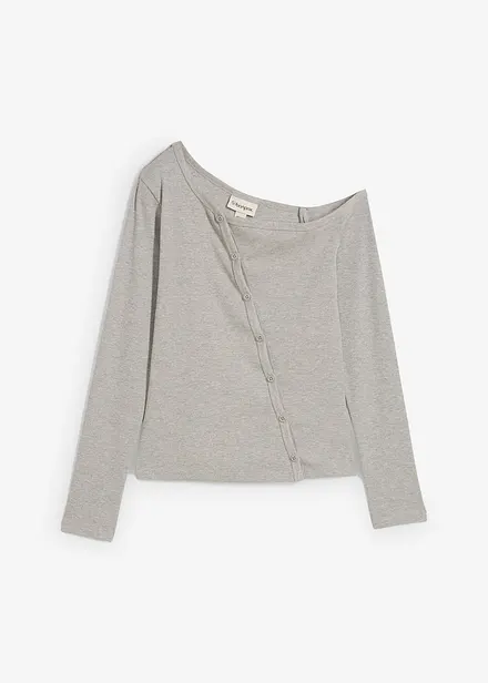Geripptes Langarmshirt