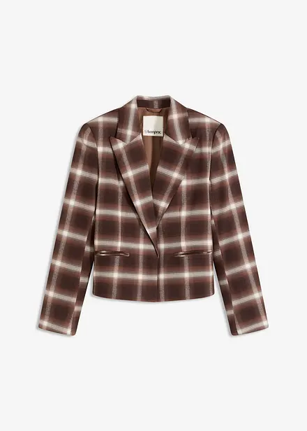 Blazer à carreaux