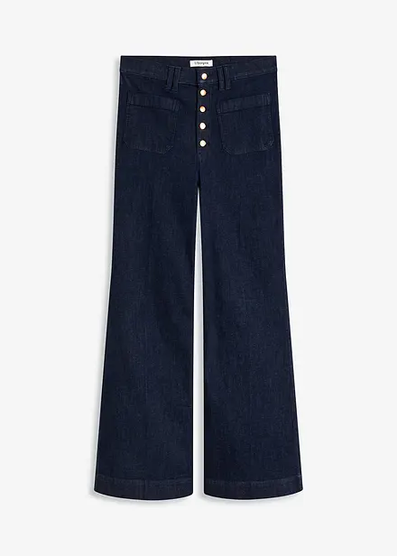Jean flare taille haute
