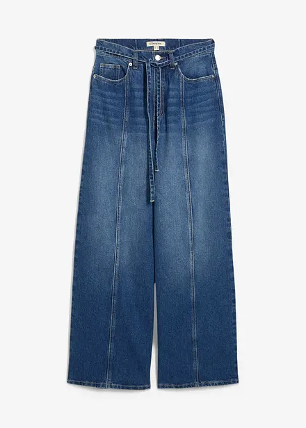 Jean large taille haute