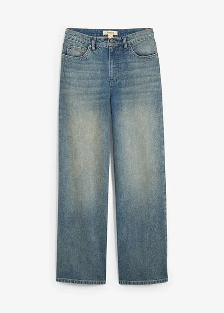 Jean large taille haute