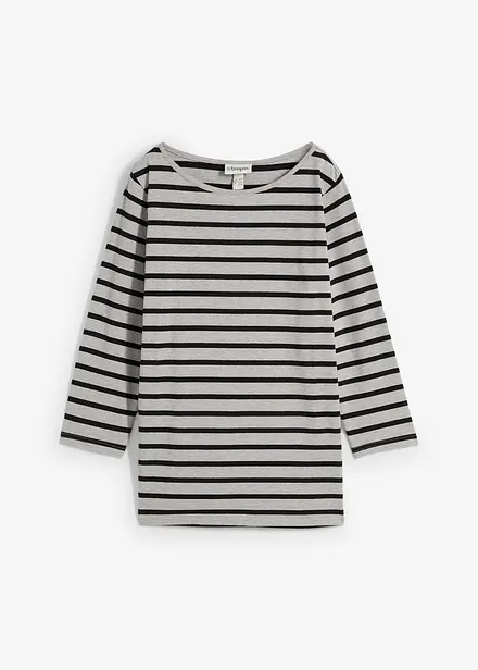 Langarmshirt mit reiner Bio-Baumwolle