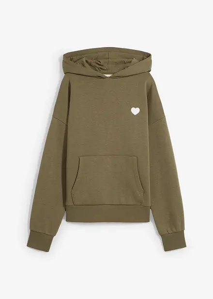 Sweat à capuche en coton mélangé