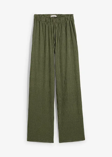 Pantalon en jersey crêpe texturé