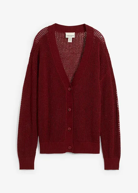 Gilet en maille ajourée