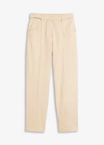 Satinhose mit Tapered Fit