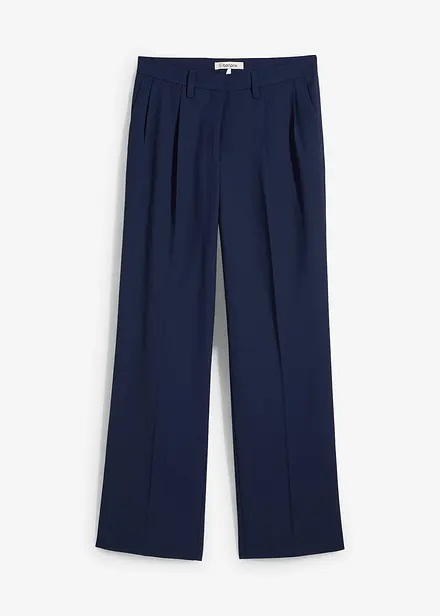 Fließende Bundfaltenhose