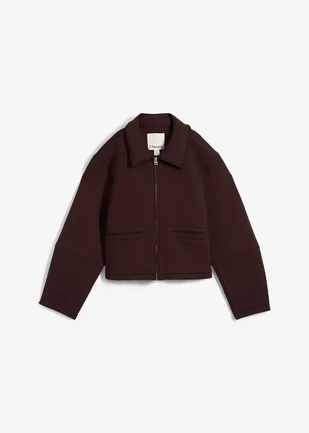Veste courte en matière néoprène
