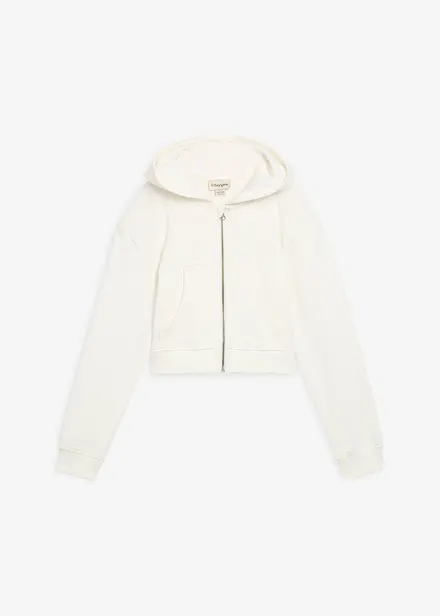 Kapuzen-Sweatjacke aus reiner Bio-Baumwolle