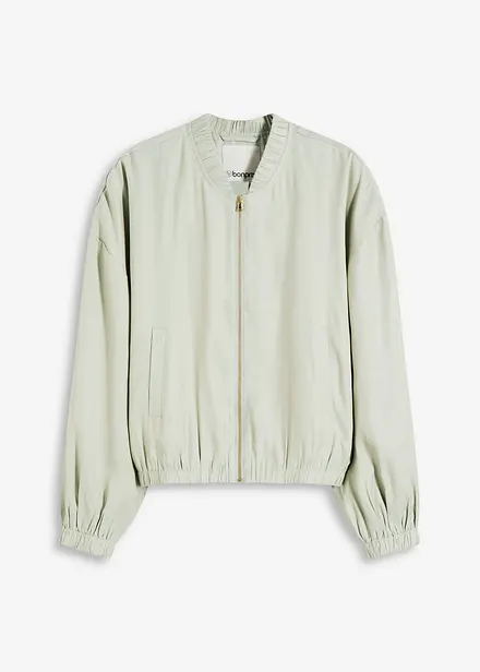 Blouson en matière brillante
