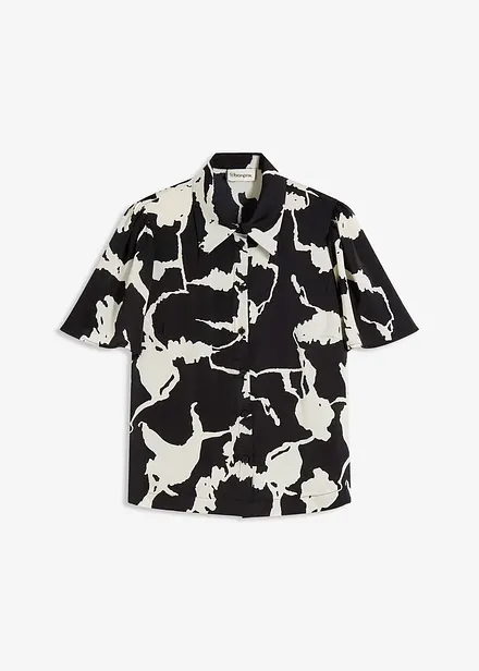 Bluse aus fließendem Satin