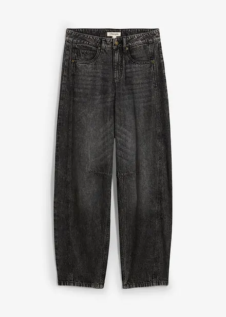 Balloon-Jeans Mid Waist, Super Soft