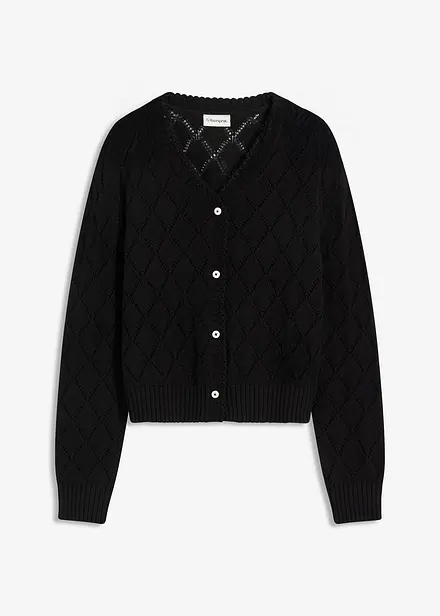 Gilet en maille ajourée