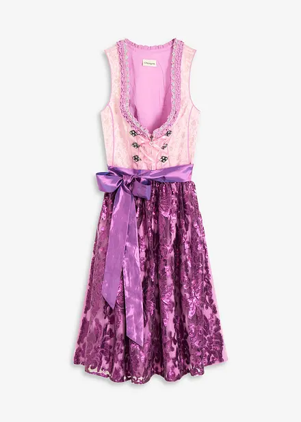 Dirndl mit Pailletten Schürze (2-tlg.Set)