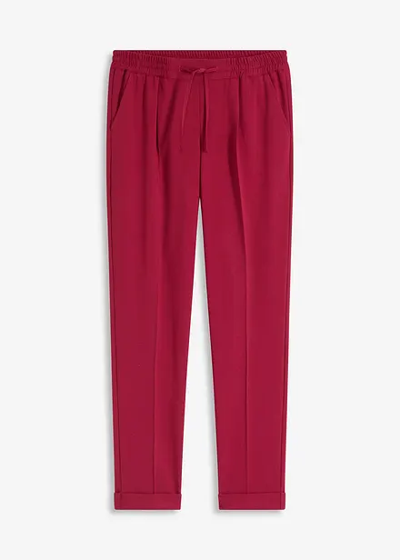 Pantalon avec taille entièrement élastiquée